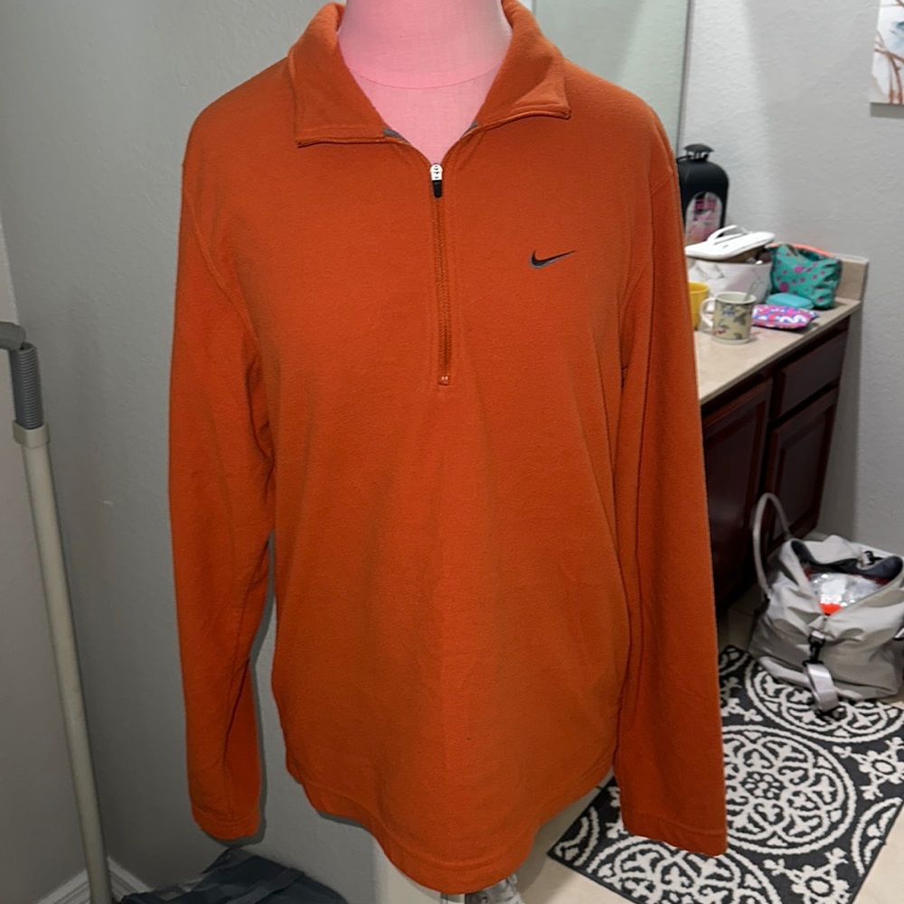 Nike Fit Therma 3/4 fleece pullover